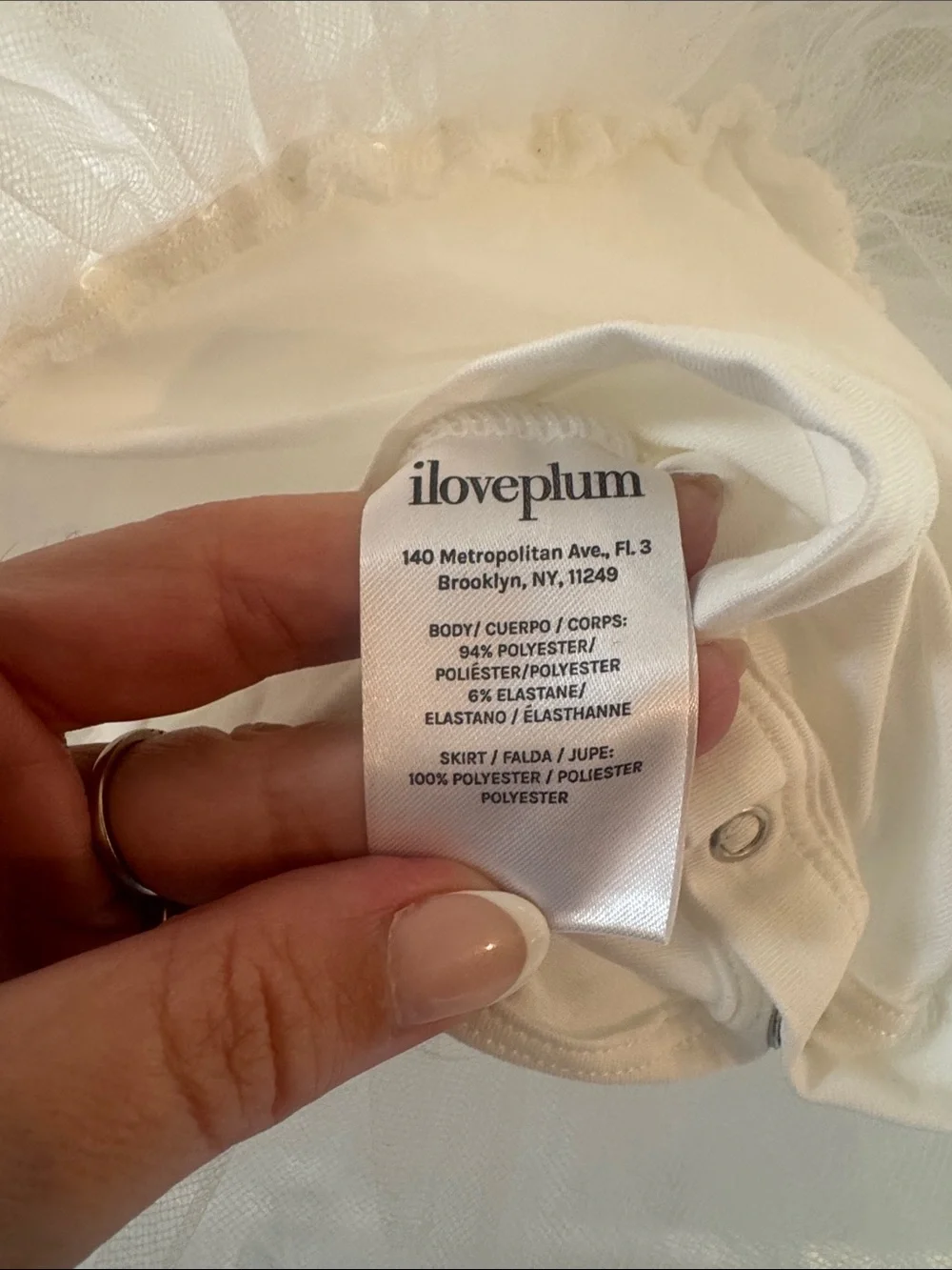 NWT 6Y iloveplum White Tank B.A.E Tutu Dress!